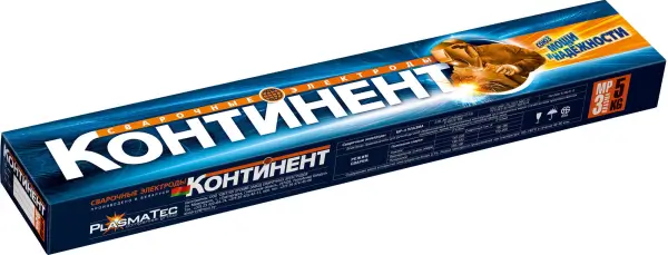 Электроды МР-3 Плазма ТМ Континент ø 4 мм. уп. 2,5 кг - svardom.by