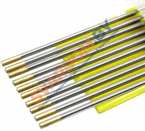 Вольфрамовый электрод WL-15 золотистый ⌀ 3.0 мм - svardom.by