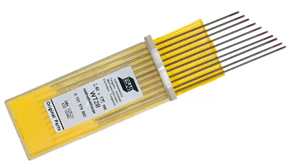 Вольфрамовые электроды WT-20 красный, ESAB - svardom.by