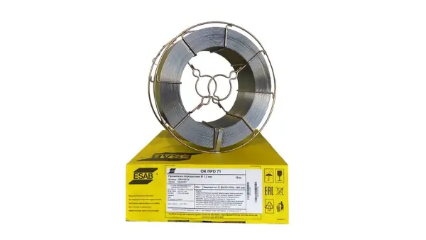 Проволока сварочная порошковая ОК ПРО 71 ⌀ 1.2 мм (упаковка 16 кг.), ESAB - svardom.by