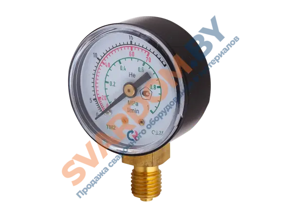 Манометр с поверкой ТМ-210Р (0-70/20L/min(1,0 MПa) M12х1,5 He, Сварог - svardom.by
