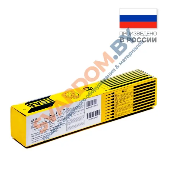 Сварочный электрод ESAB ЦЛ-39 - svardom.by