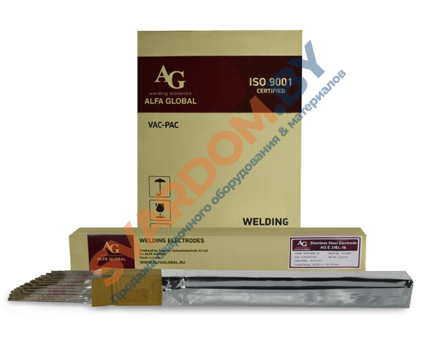 Электроды сварочные по нержавейке E316L-16 - svardom.by