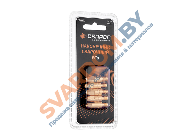 Наконечник сварочный M6×28 E-CU Ø 0.6 мм ICU0004-06-SVA, Сварог - svardom.by