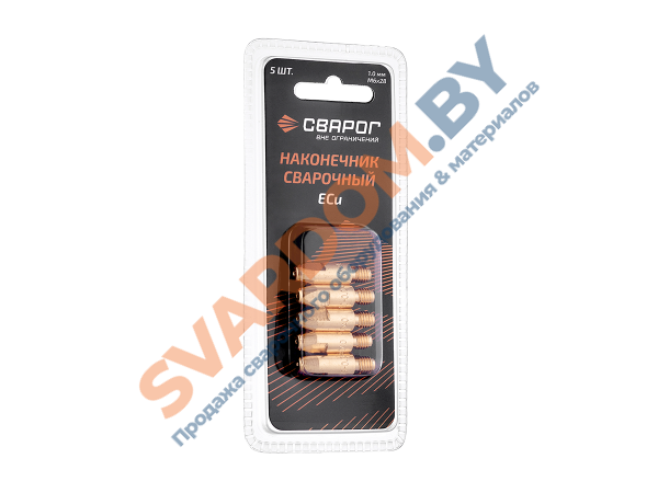 Наконечник сварочный M6×28 E-CU Ø 1.0 мм ICU0004-10-SVA, Сварог - svardom.by