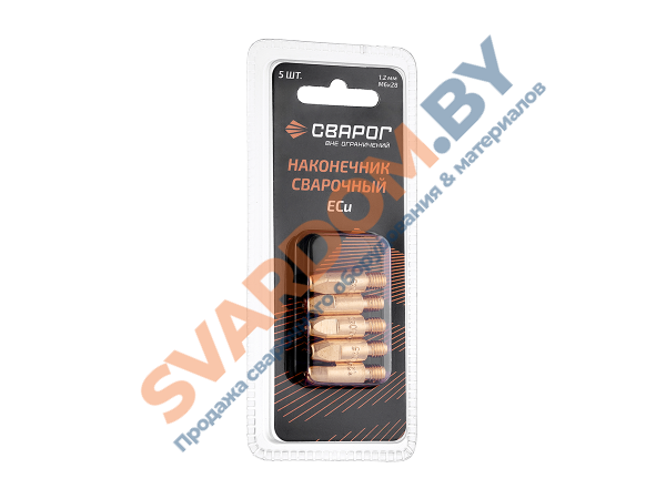 Наконечник сварочный M6×28 E-CU Ø 1.2 мм ICU0004-12-SVA, Сварог - svardom.by