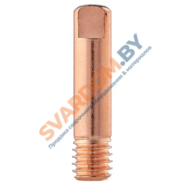 Наконечник сварочный прямой МАСТЕР E-CU М6 Ø 1.0 мм FCK6600-10, ПТК - svardom.by