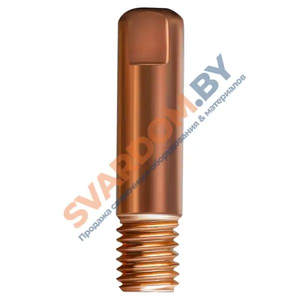 Наконечник сварочный прямой E-CU М6 Ø 0.8 мм LED6510-08, ПТК - svardom.by