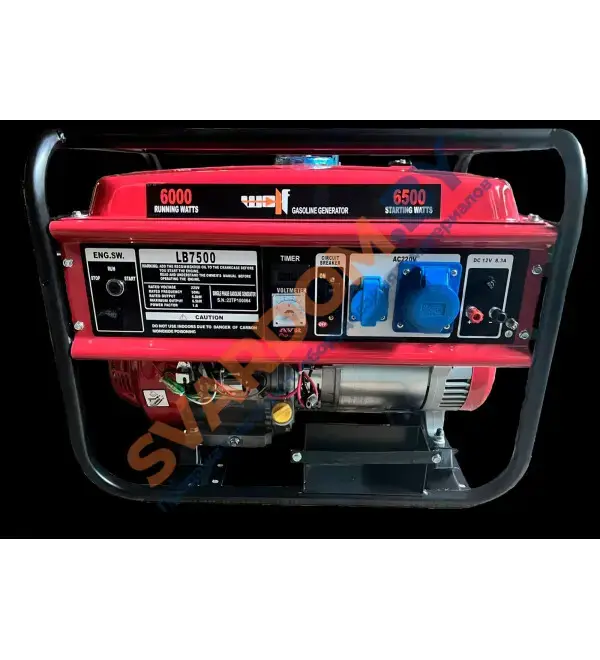 Генератор бензиновый Wolf LB 7500, 6.0 кВт - svardom.by