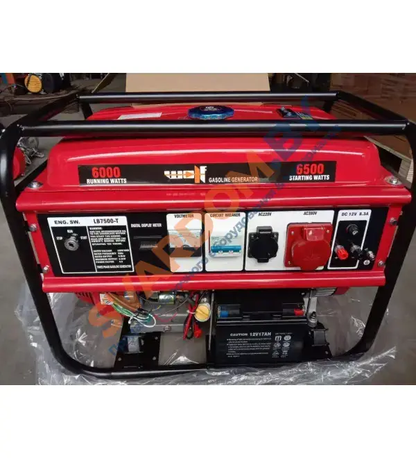 Генератор бензиновый Wolf LB 7500T, 6.0 кВт - svardom.by